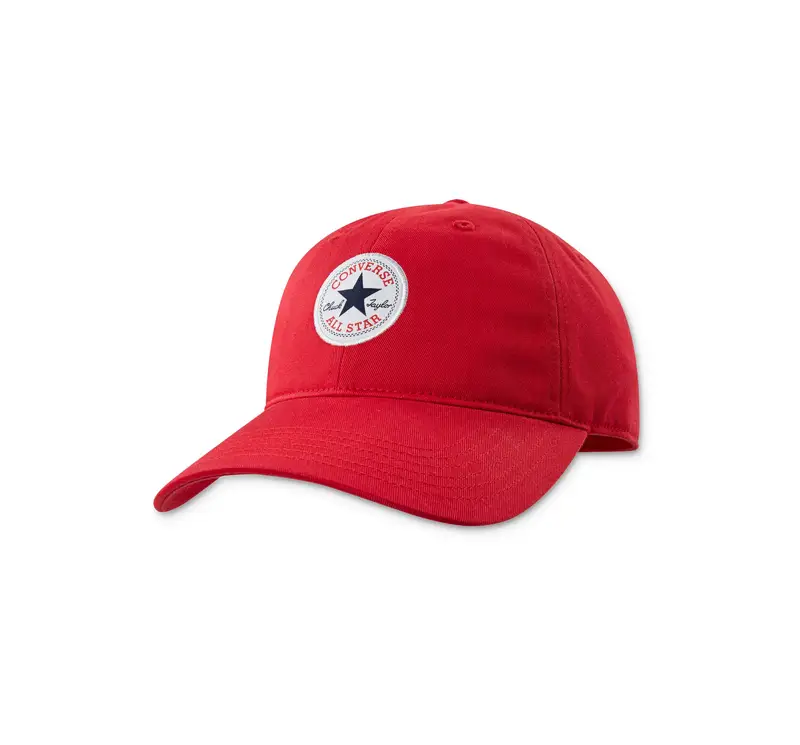 Day 1 Chuck Patch Baseball Cap Cappello in Rosso Converse Red