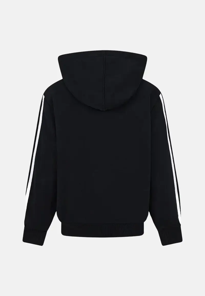 CONVERSE Felpa con cappuccio Retro Remix nera per bambino e bambina miniatura 2