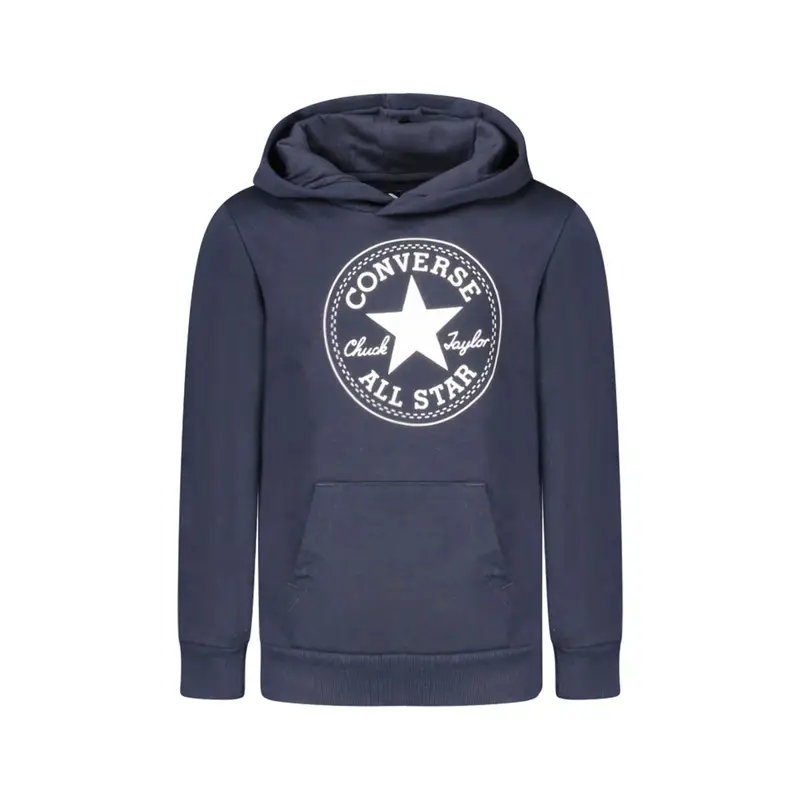 Converse Maglia Maniche Lunghe Unisex Blu con Stampa