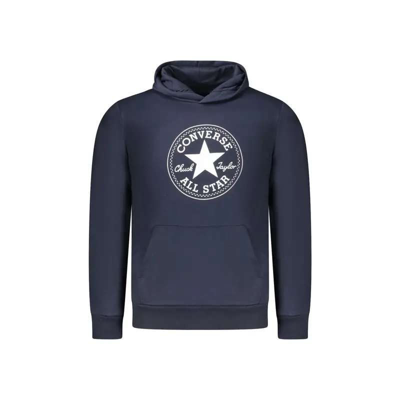 Converse Maglia Maniche Lunghe Unisex Blu con Stampa