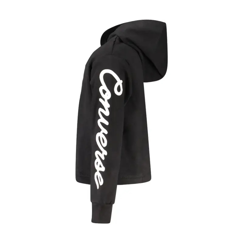 Converse Maglia Maniche Lunghe Unisex Nera con Stampa miniatura 3