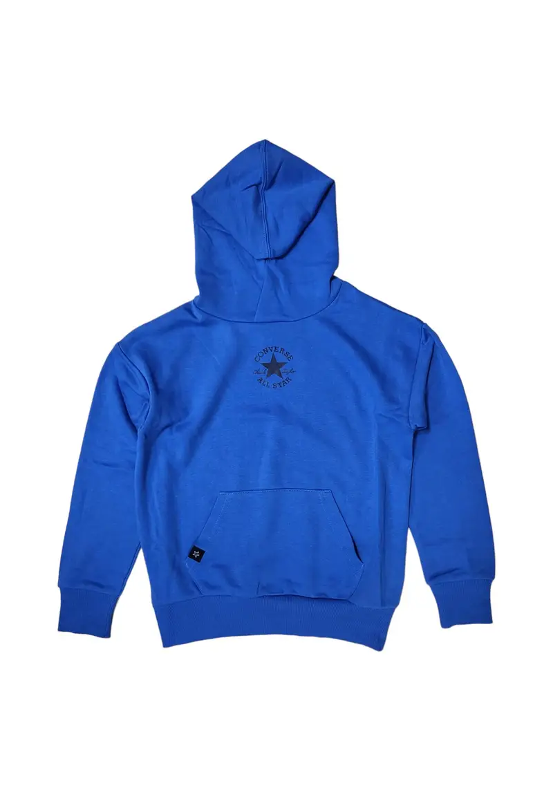 Felpa ragazzo converse sustainable core ft - azzurro - cotone garzato | Converse Azzurro pastello