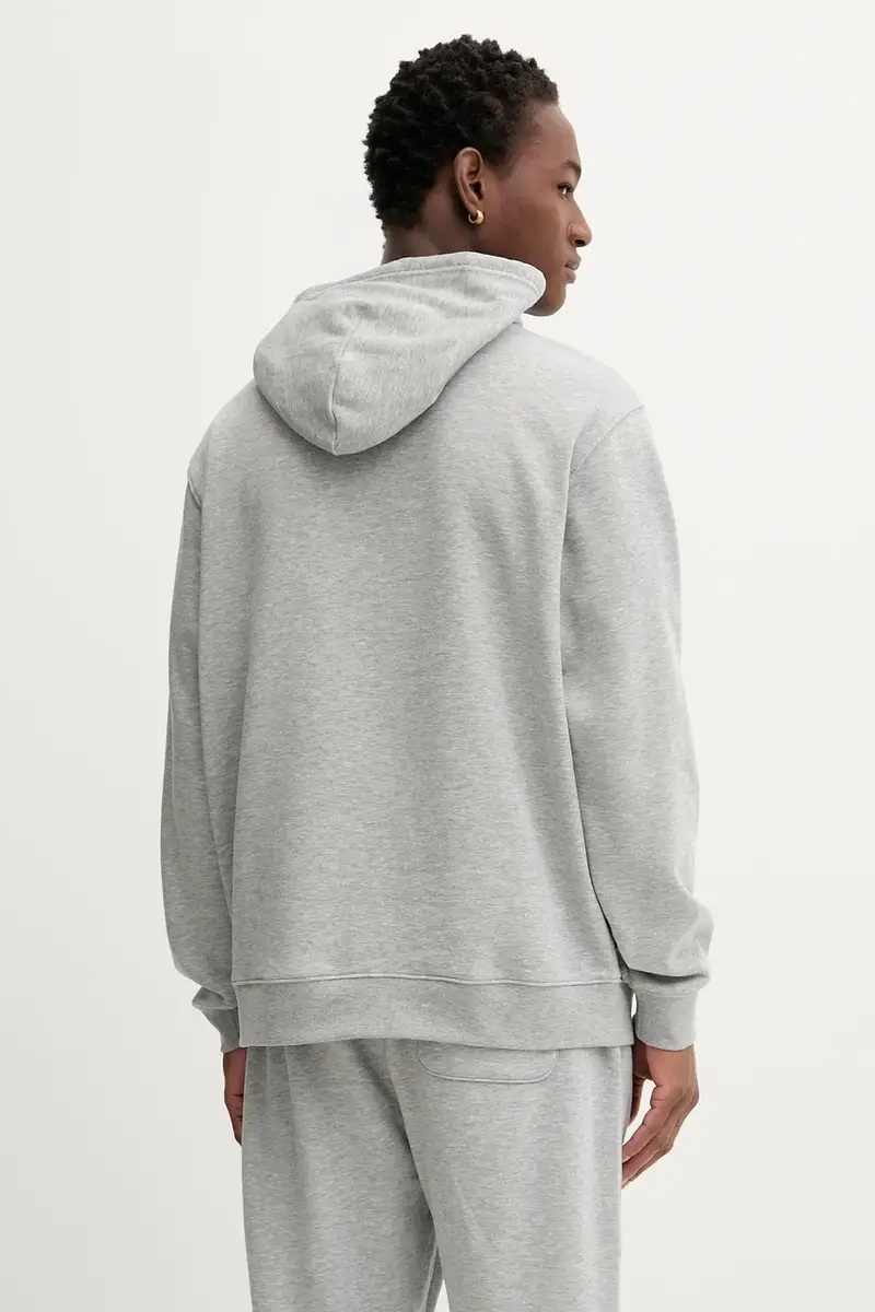 felpa uomo colore grigio con cappuccio CVM5K160 miniatura 3