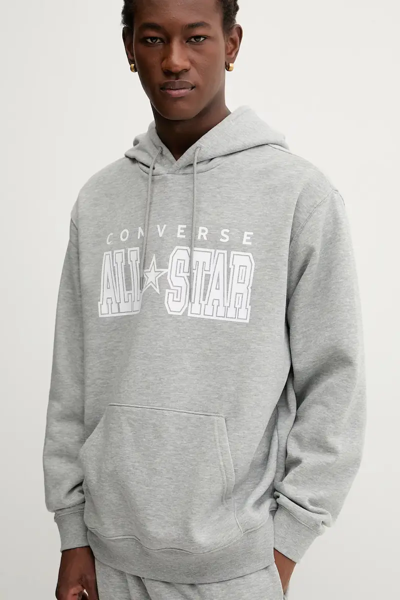 felpa uomo colore grigio con cappuccio CVM5K160 miniatura 4