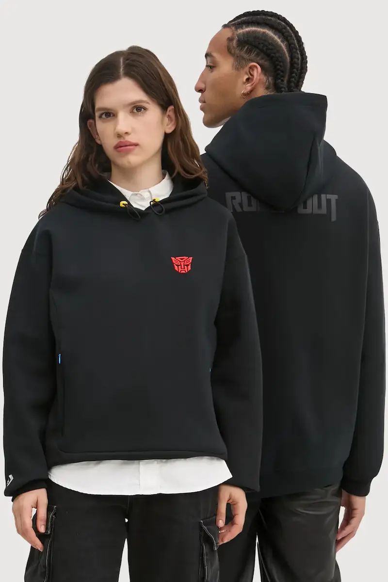 felpa x Transformers Nero