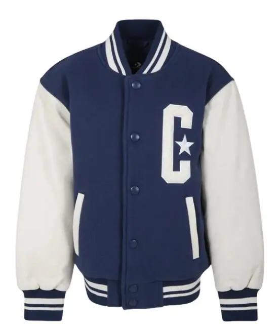 Giubbotto ragazzo converse college varsity - azzurro | Converse Azzurro pastello