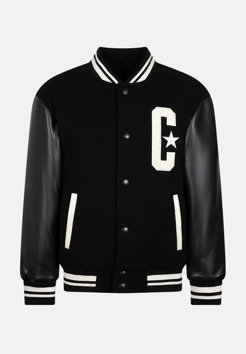 Giubbotto ragazzo converse college varsity - nero | Converse