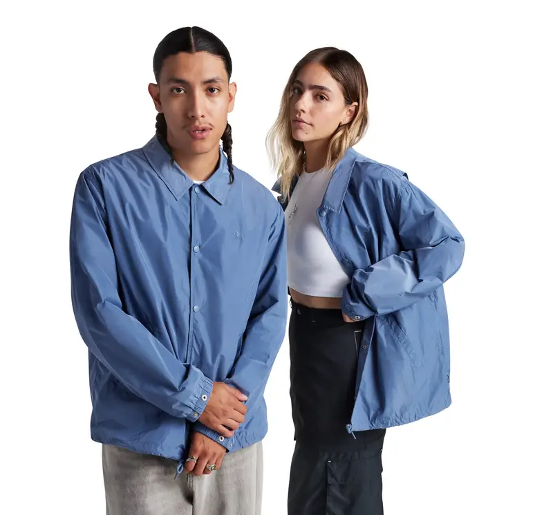 Go-To Andover Coach's Jacket Giacca in Blu Lakeside Blue