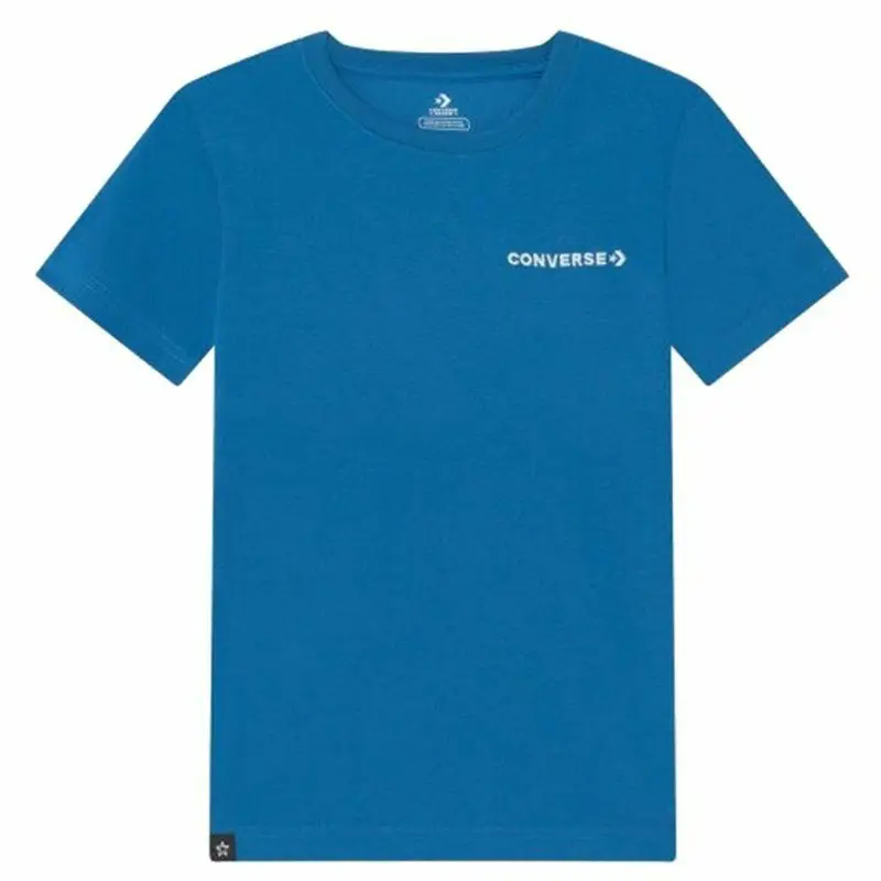 Maglia a Maniche Corte Bambino Converse Field Surplus Azzurro | Converse Blu