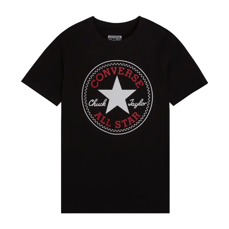 Maglia a Maniche Corte Converse Chuck Taylor All Star Core Nero | Converse