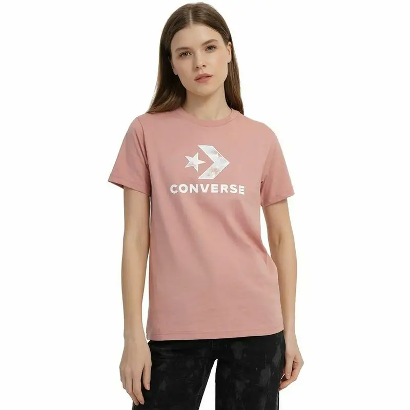 Maglia a Maniche Corte Donna Converse Seasonal Star Chevron | Converse Rosa