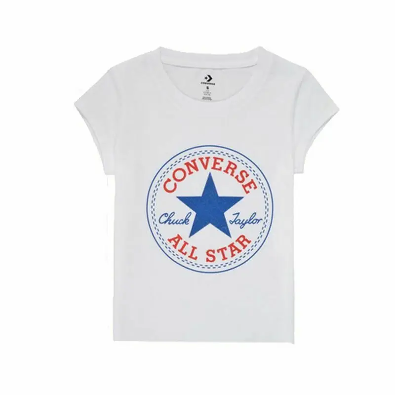 Maglia a Maniche Corte Uomo Converse Timeless Bianco | Converse