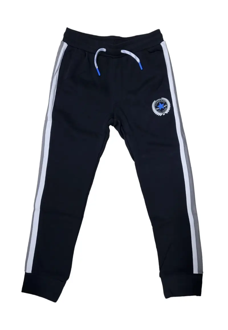 Pantalone bambino converse rec club side stripe ft - nero | Converse