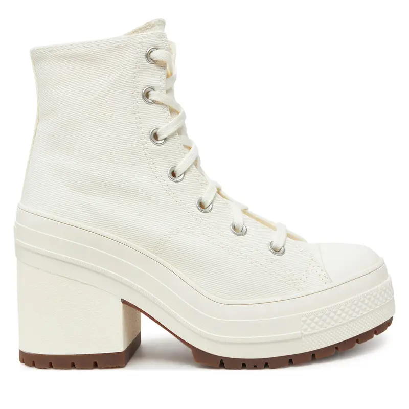 Polacchine Converse Chuck 70 De Luxe Heel A05348C Écru Écru