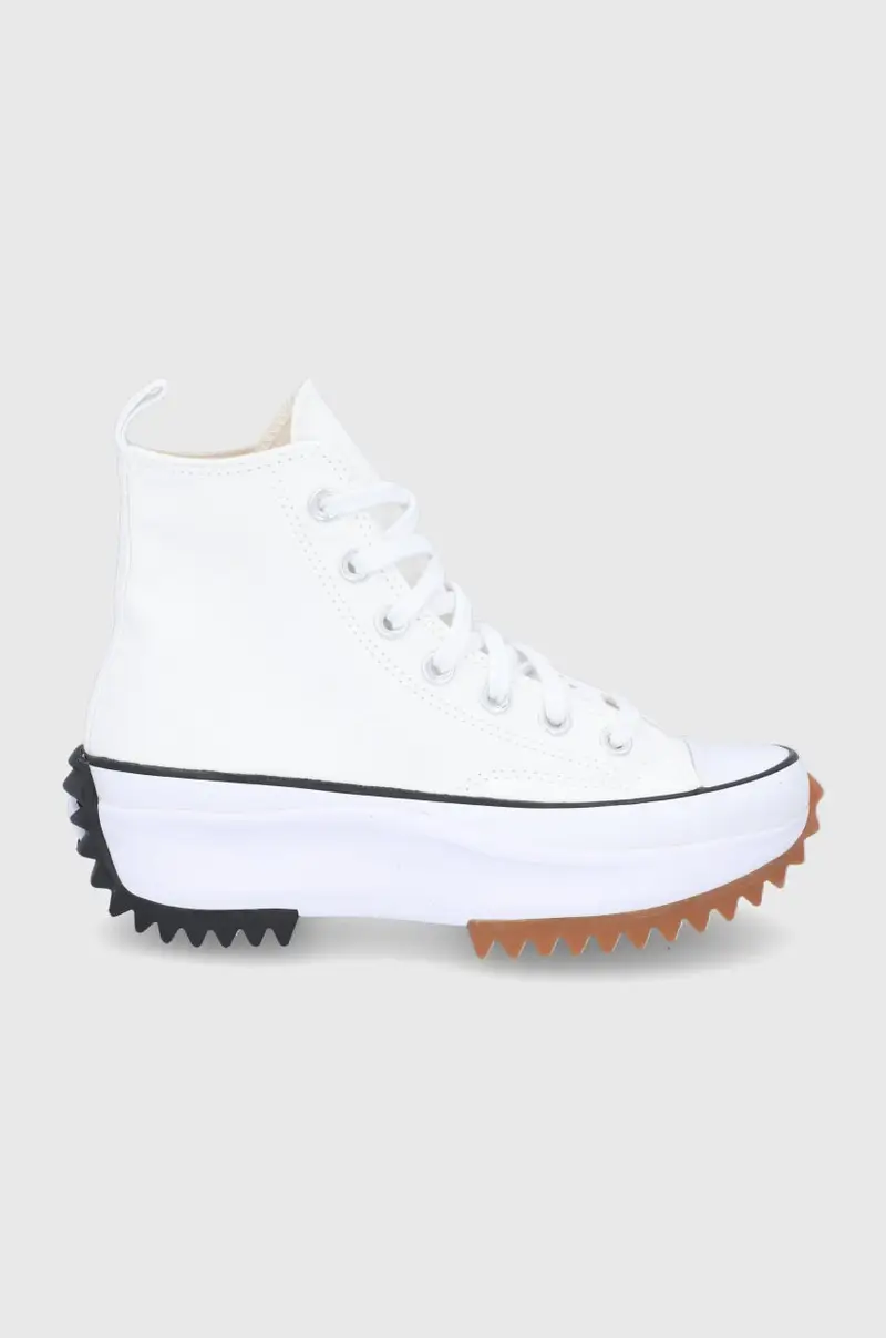 Run Star Hike Hi White Black Gum 166799C.OPTICAL.WH Bianco