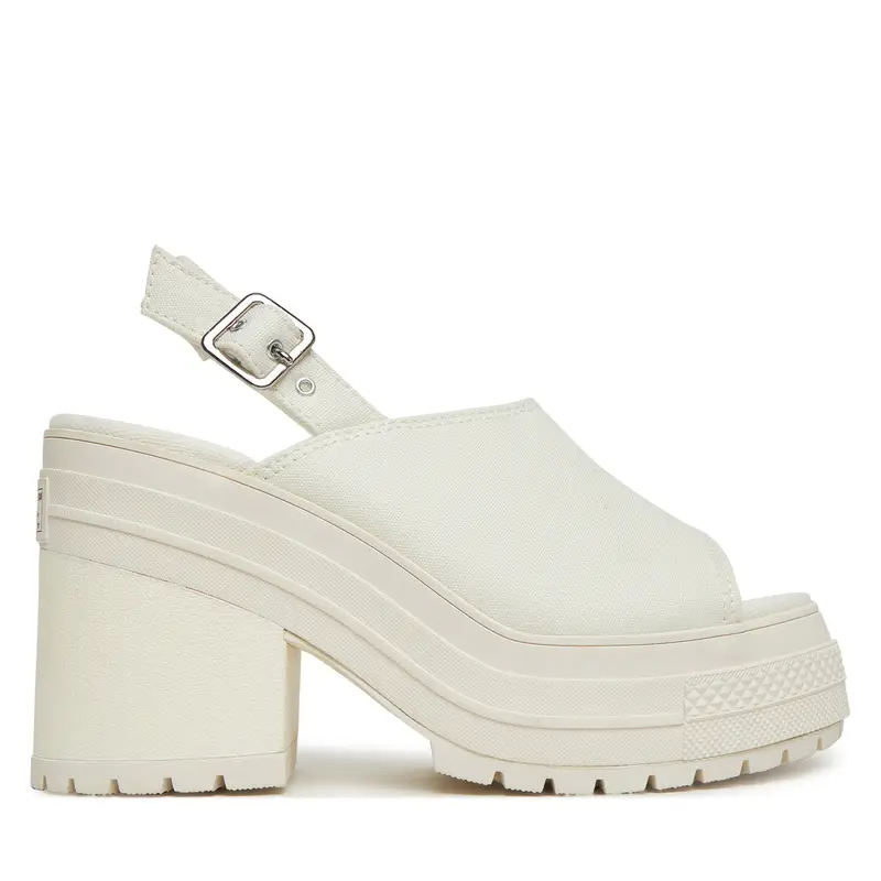 Sandali Converse Chuck 70 De Luxe Heel Sandal Platform A13796C Écru Écru