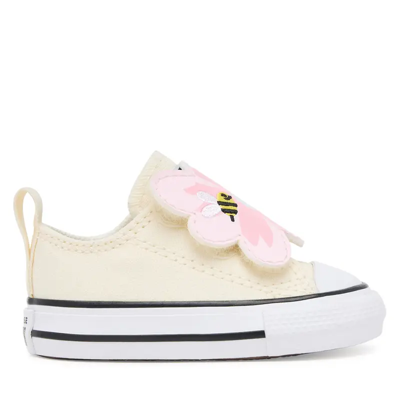 Scarpe da ginnastica Converse Chuck Taylor All Star One Strap Embroidered Floral Easy On A13452C Écru Écru