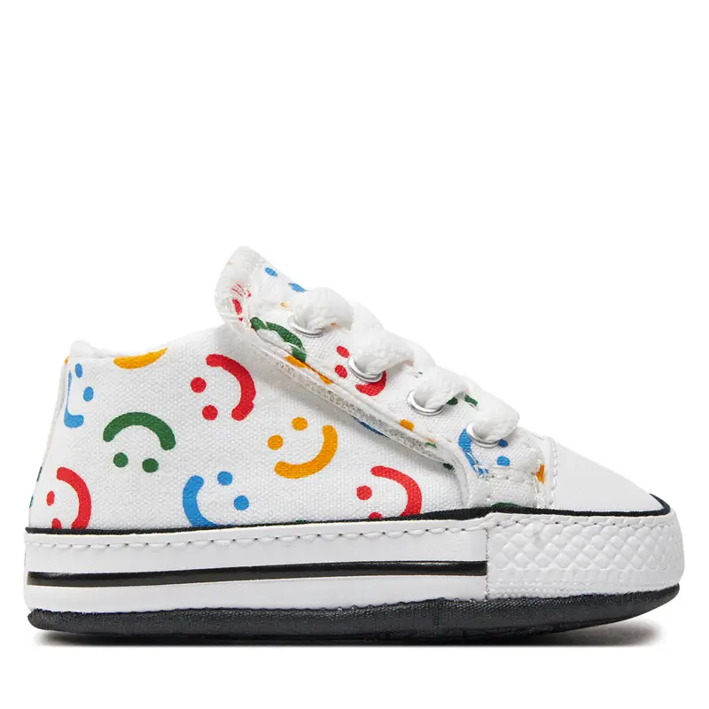 Scarpe sportive Converse Chuck Taylor All Star Cribster Easy On Doodles A06353C Bianco