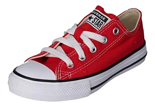 Converse - Sneaker da Bambino Rosso in Pelle 7J236C
