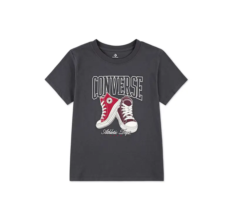 Converse T-shirt Grigio 4026323
