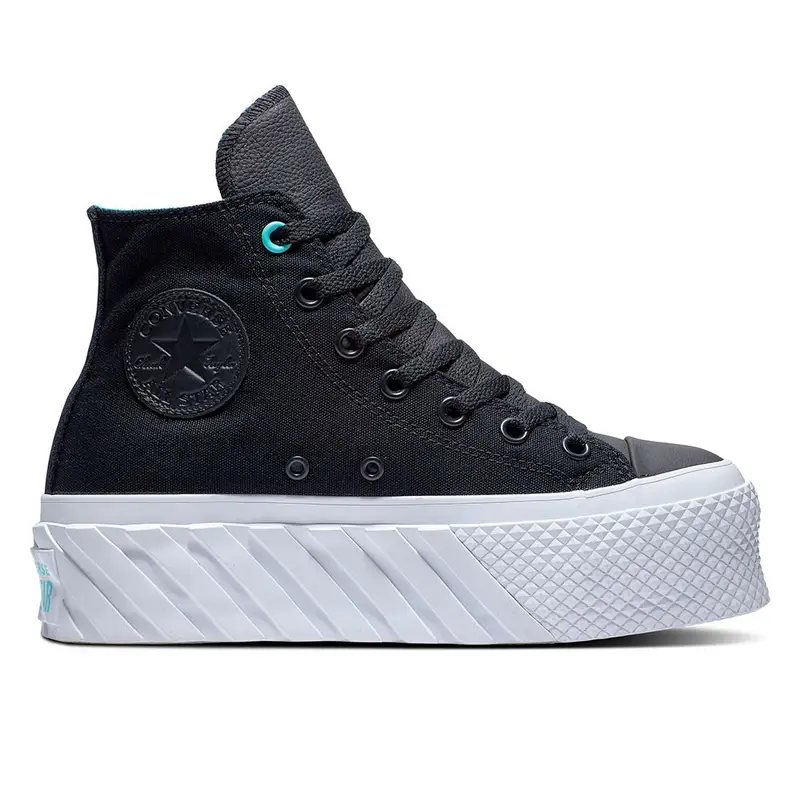 Sneakers All Star Lift 2x Hi Nero Bianco Donna EUR 39 5 / US 8 5
