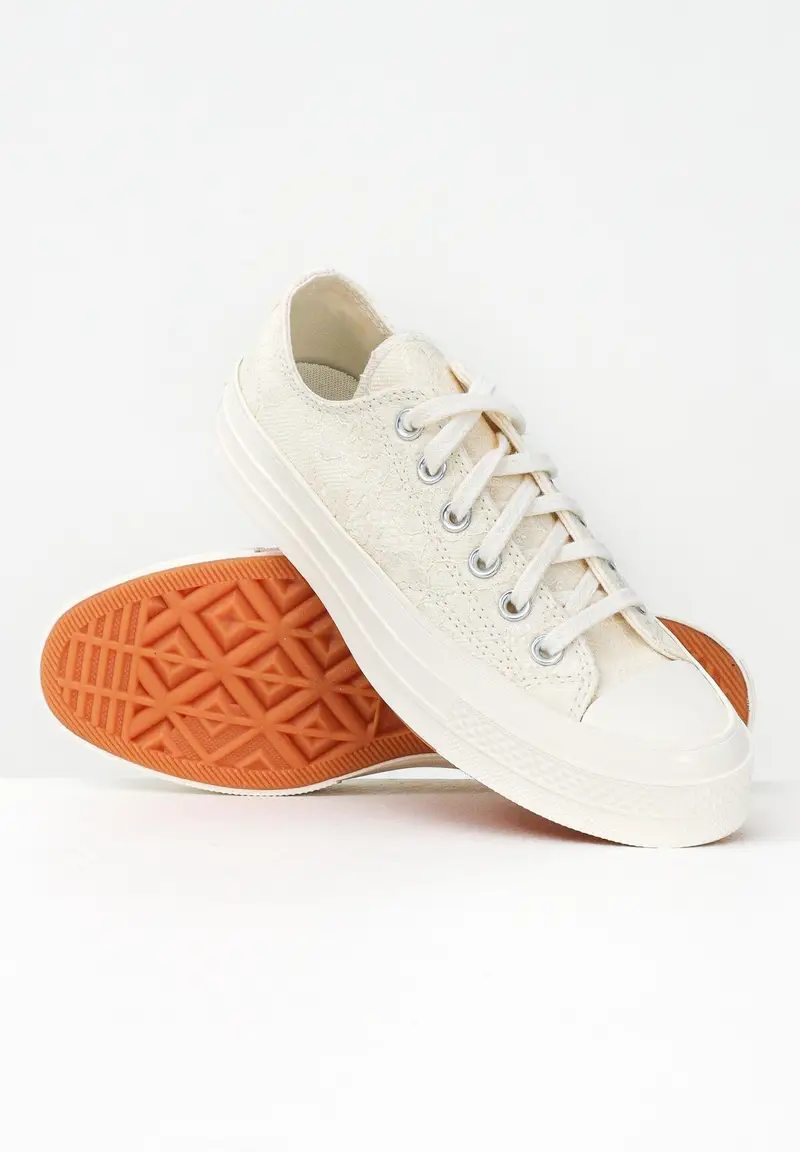 CONVERSE Sneakers Chuck 70 Lace panna da donna miniatura 3