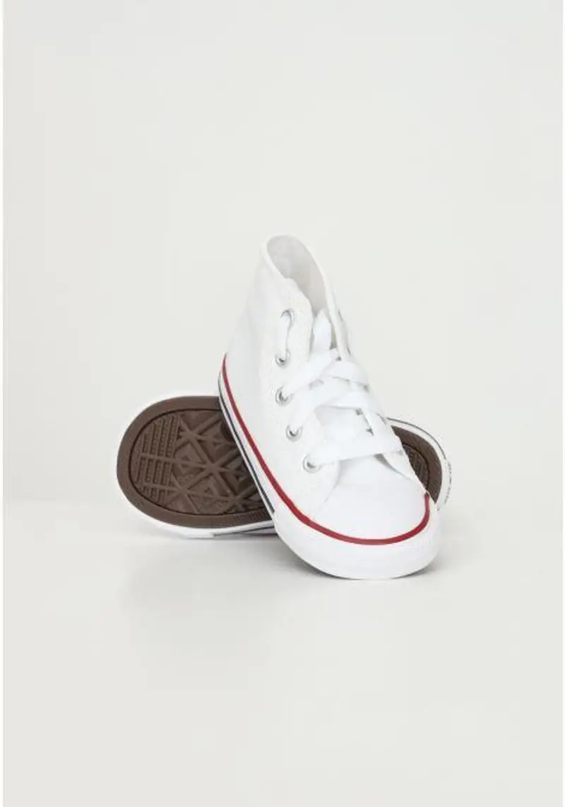 CONVERSE Sneakers CHUCK TAYLOR ALL STAR bianche da neonato miniatura 3