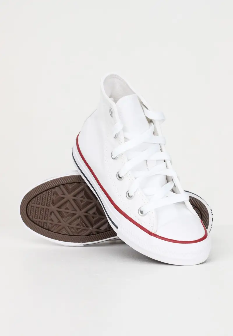 CONVERSE Sneakers CHUCK TAYLOR ALL STAR bianche per bambino e bambina miniatura 3