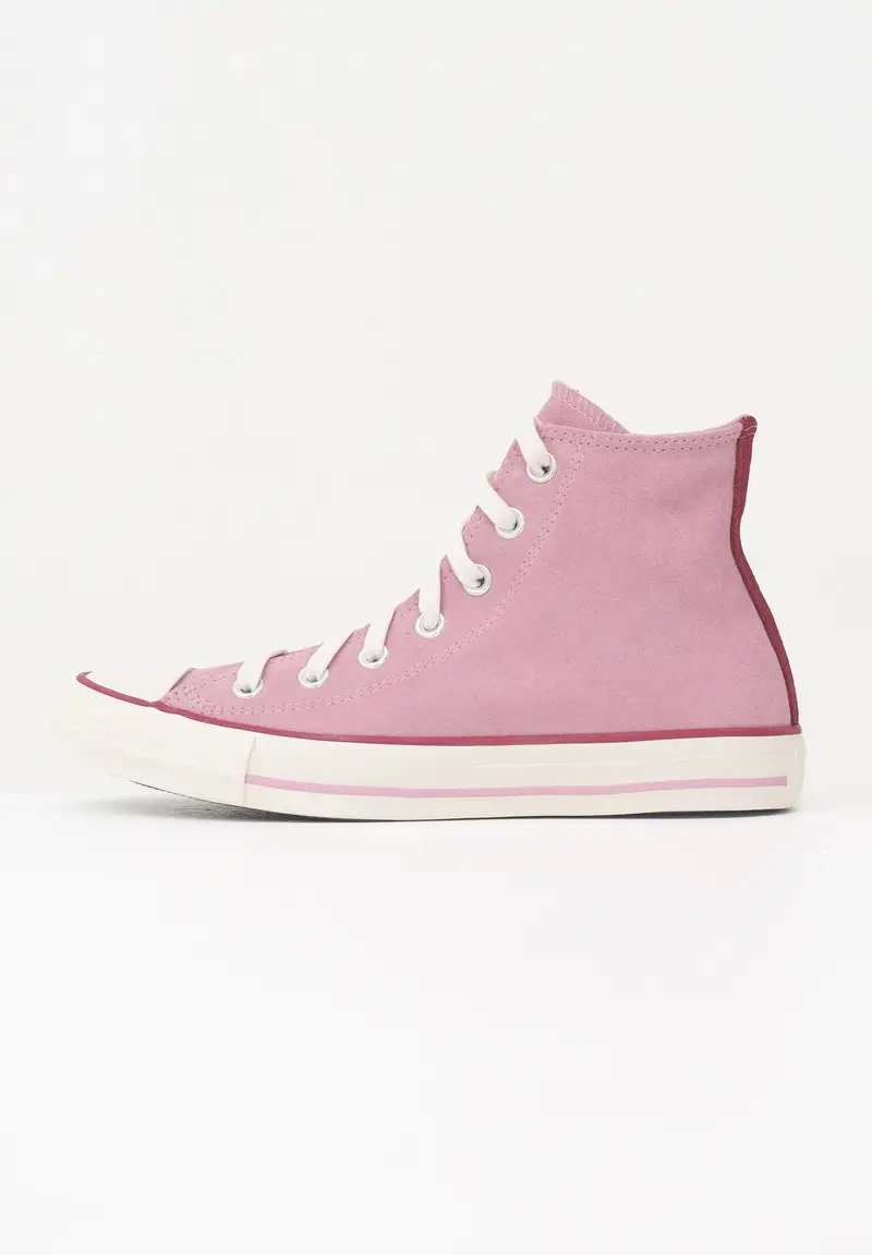 CONVERSE Sneakers Chuck Taylor All Star Contrast Suede rosa da donna
