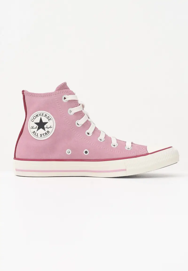 CONVERSE Sneakers Chuck Taylor All Star Contrast Suede rosa da donna miniatura 2