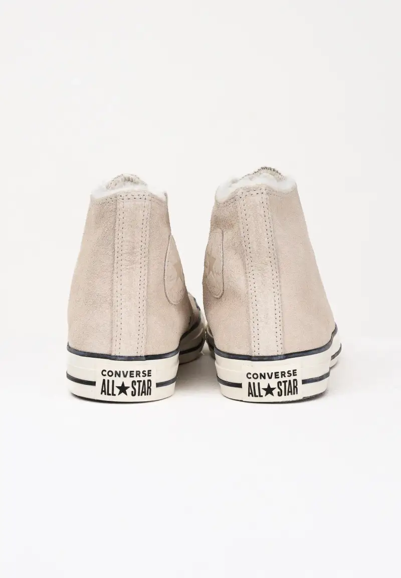 Sneakers Chuck Taylor All Star Cozy Suede beige da donna miniatura 2