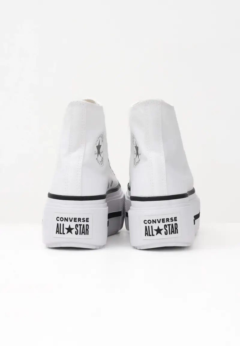 Sneakers Chuck Taylor All Star Lift Double Stack bianche da donna miniatura 2