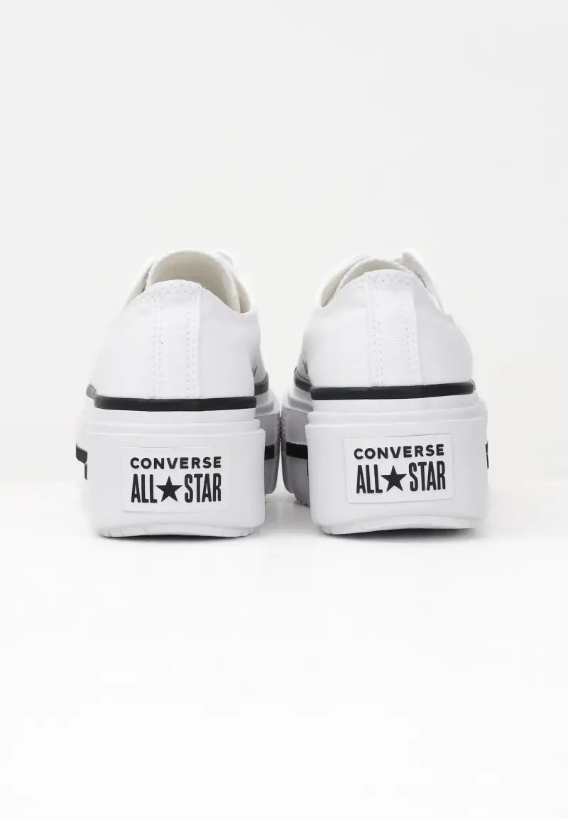 Sneakers Chuck Taylor All Star Lift Double Stack Platform bianche da donna miniatura 2