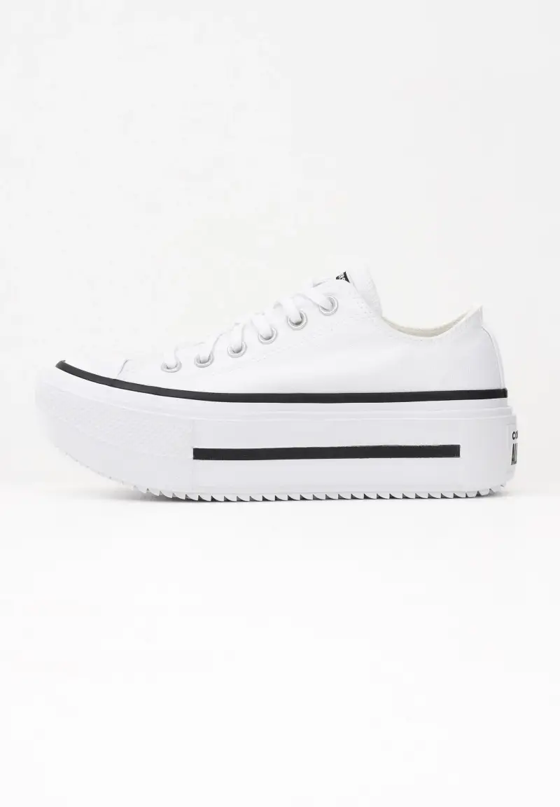 Sneakers Chuck Taylor All Star Lift Double Stack Platform bianche da donna