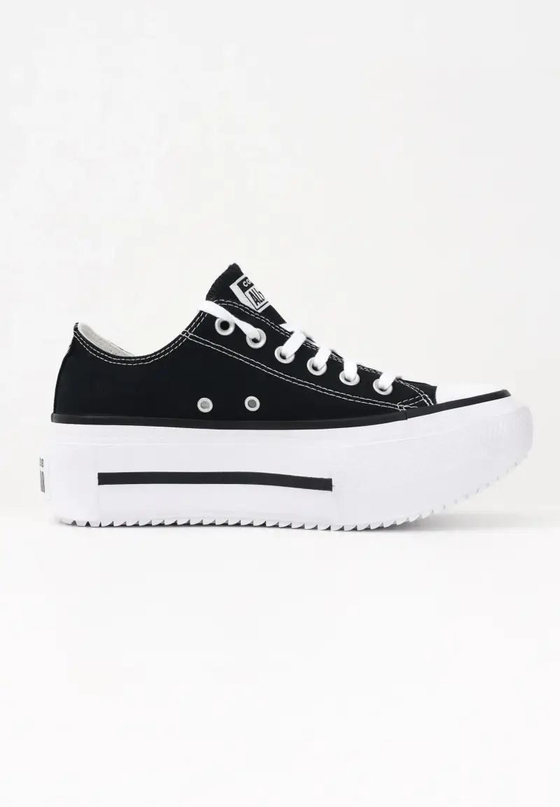 Sneakers Chuck Taylor All Star Lift Double Stack Platform nere da donna miniatura 3