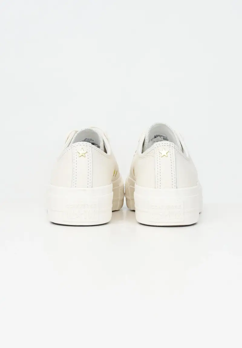 Sneakers CHUCK TAYLOR ALL STAR LIFT PLATFORM GOLD panna da donna miniatura 2