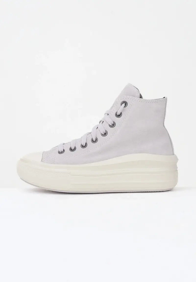 Sneakers Chuck Taylor All Star Move Platform grigio chiaro da donna