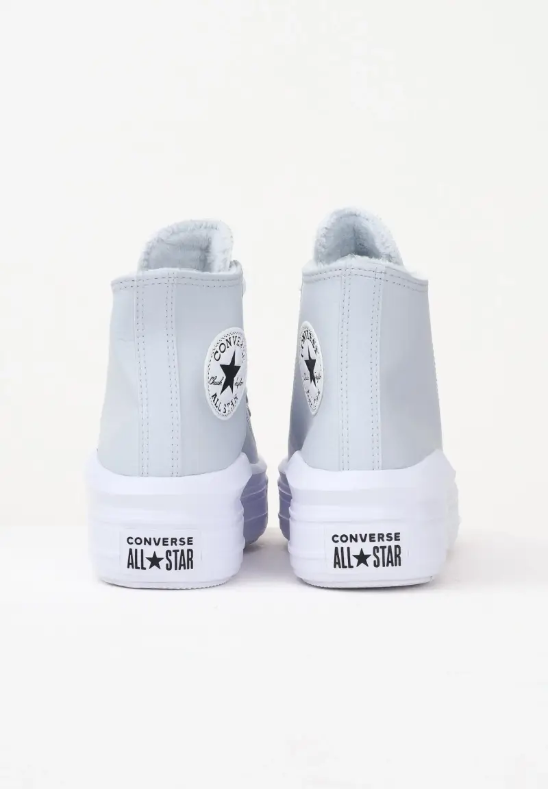 Sneakers Chuck Taylor All Star Move Platform Leather ghiaccio da donna miniatura 2