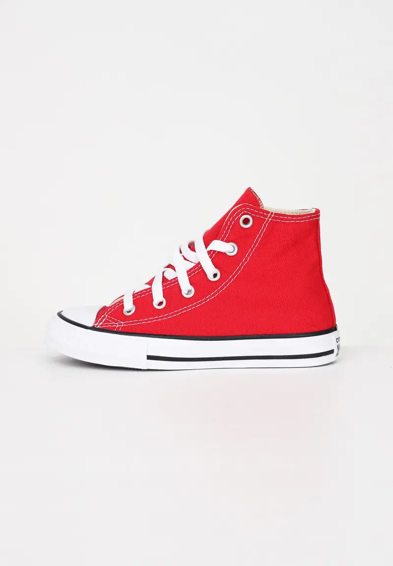 CONVERSE Sneakers CHUCK TAYLOR ALL STAR rosse per bambino e bambina