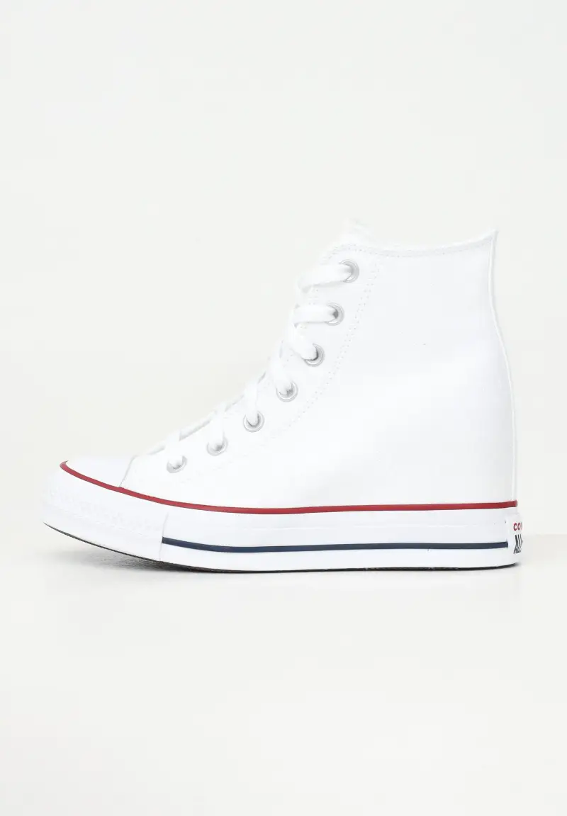 Sneakers Chuck Taylor All Star Wedge Platform bianche da donna