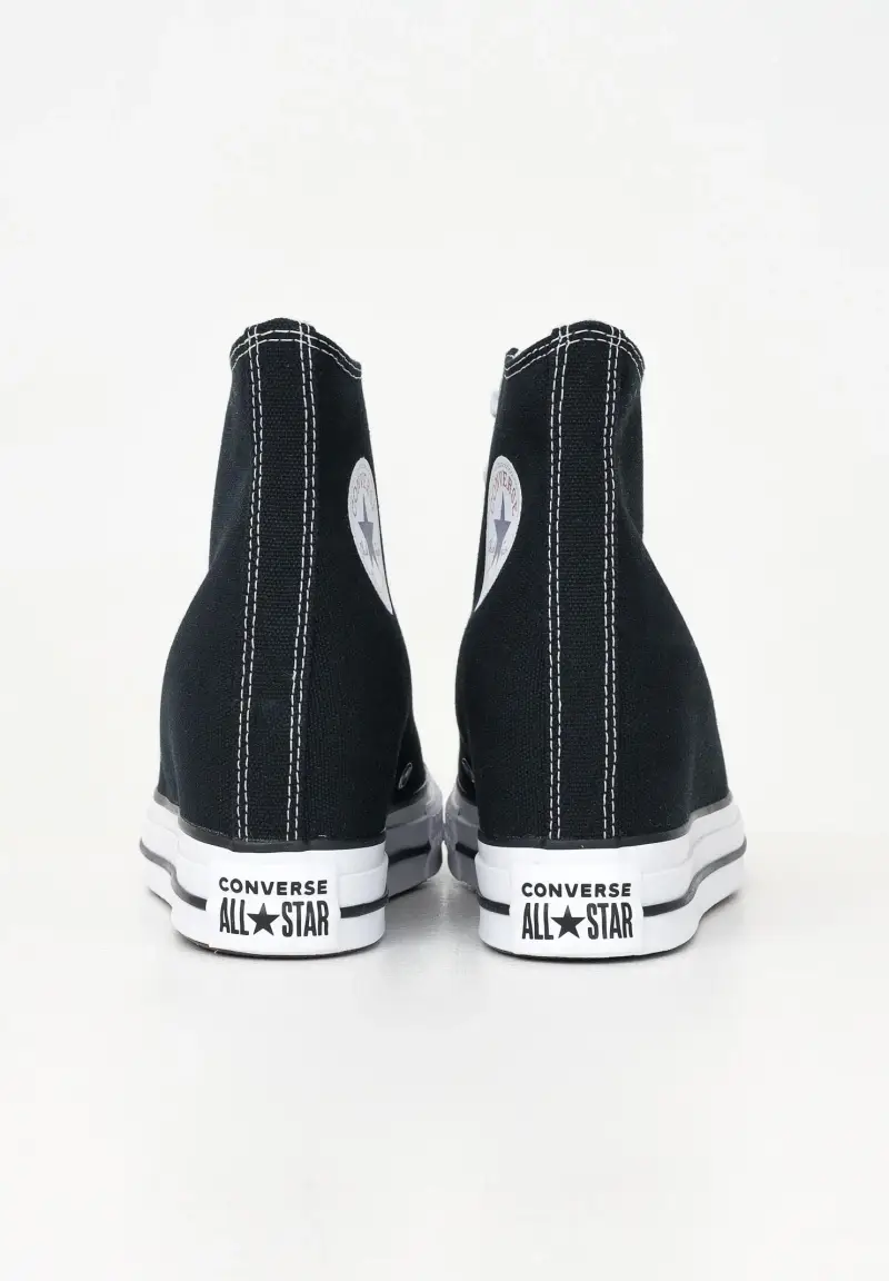 Sneakers Chuck Taylor All Star Wedge Platform nere da donna miniatura 2