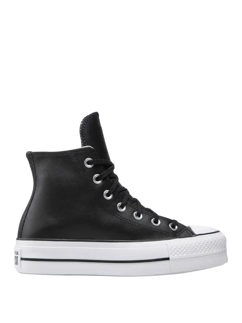 sneakers converse ctas lift hi da donna - nero