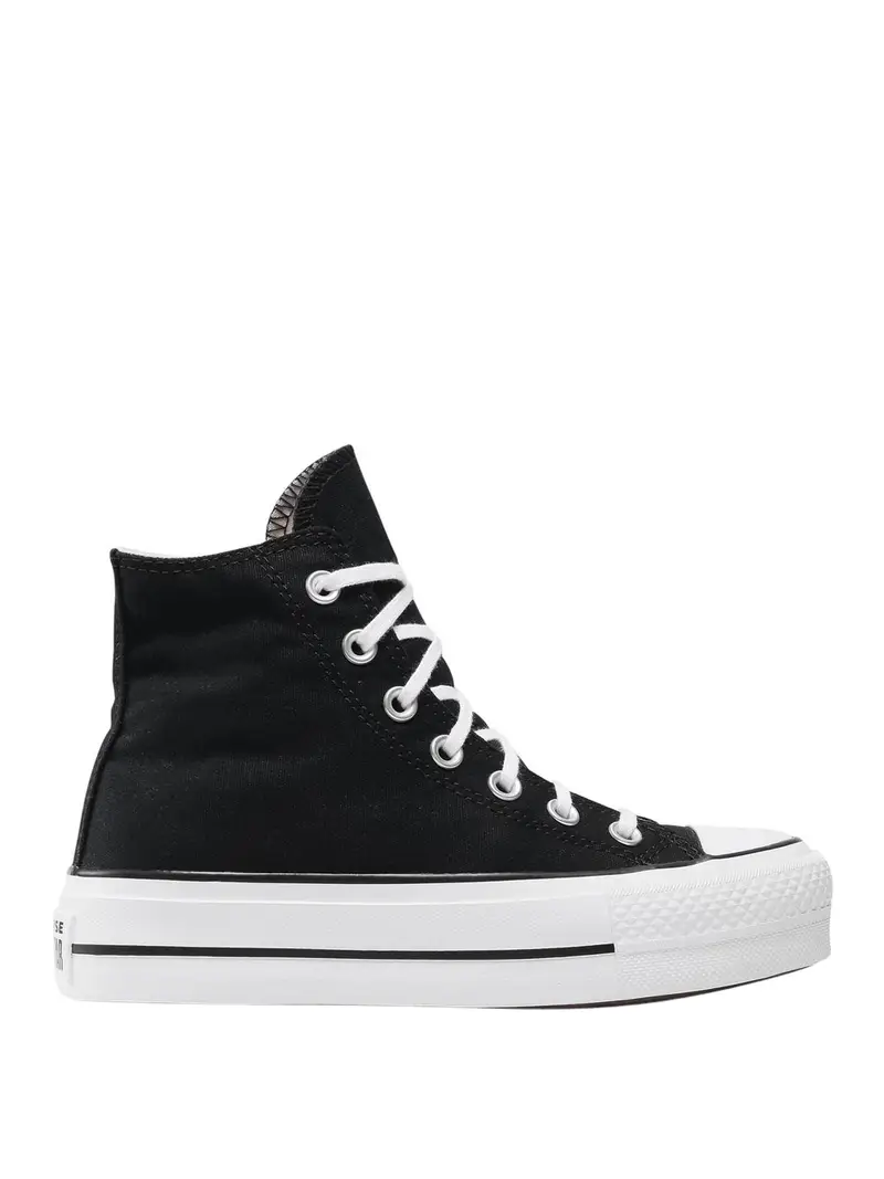 sneakers converse ctas lift hi da donna - nero
