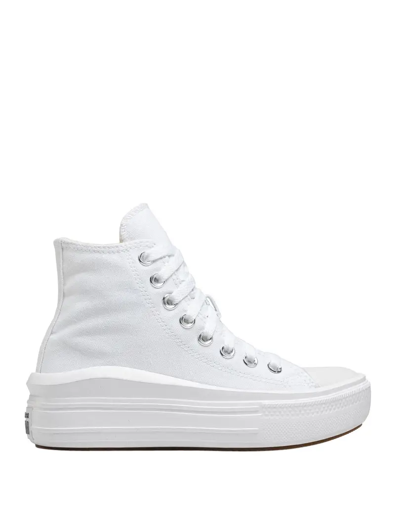 sneakers converse ctas move hi da donna - bianco
