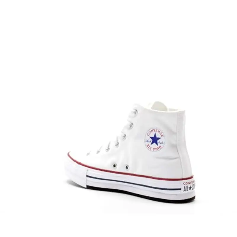 Converse Sneakers da Bambina Plateau de Lona, Bianco, Blu (Garnet Navy), 33 EU miniatura 2