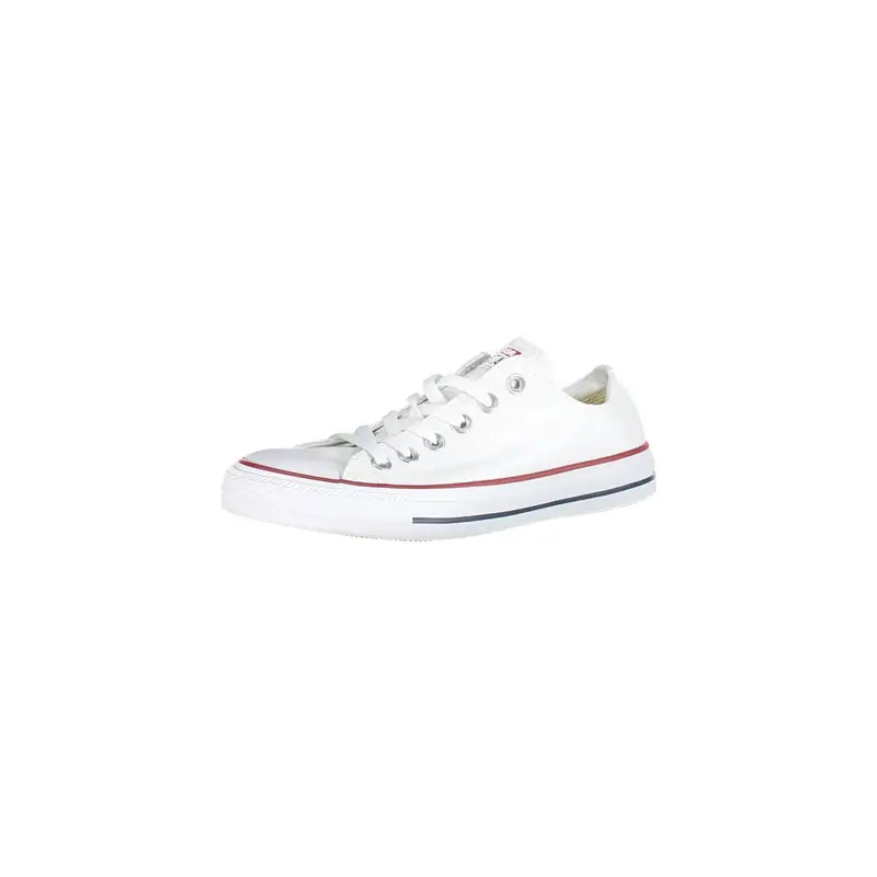 Sneakers Donna Bianche con Stringhe e Suola a Contrasto Bianco miniatura 2
