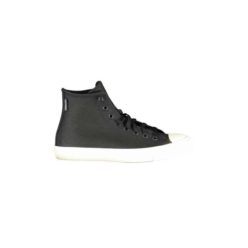 Sneakers Donna Nere Logo Nero