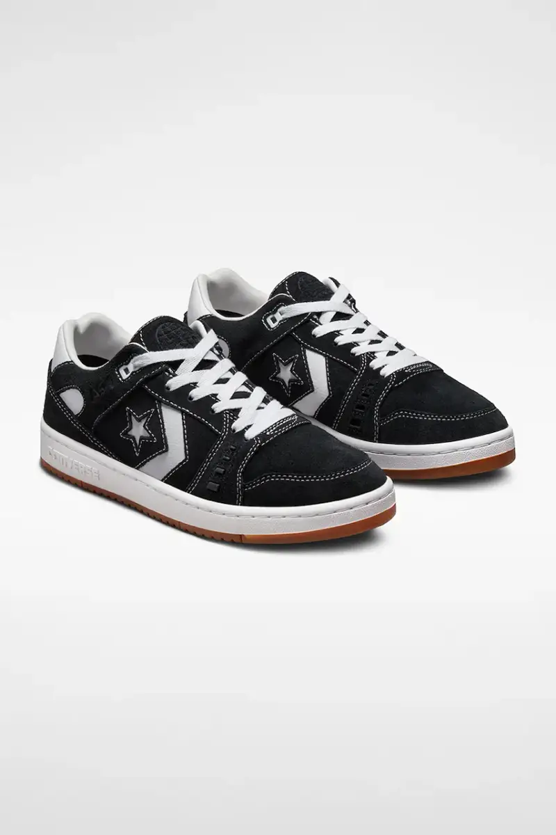 sneakers in camoscio AS-1 PRO colore nero A04144C miniatura 2