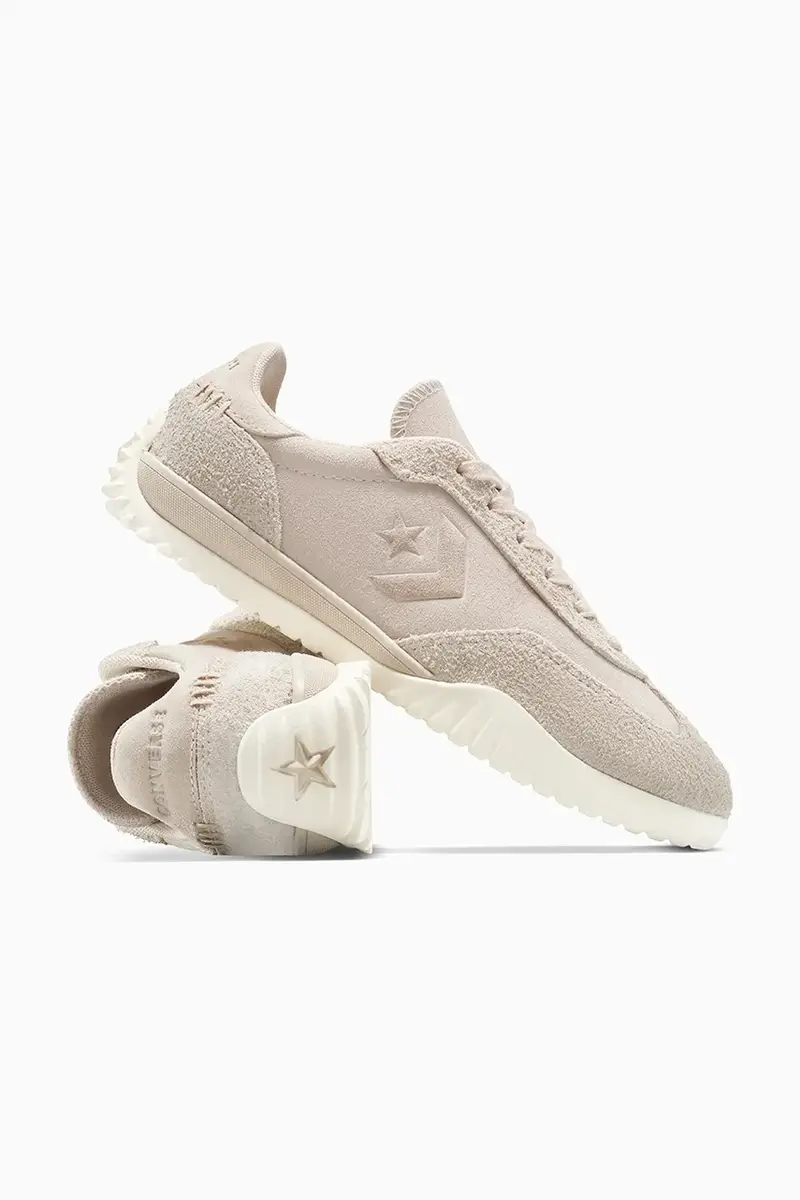 sneakers in camoscio Run Star Trainer colore beige A13058C miniatura 4