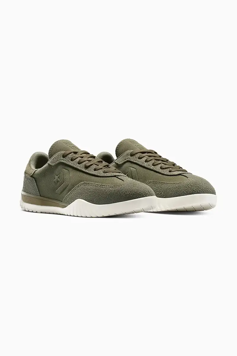 sneakers in camoscio Run Star Trainer colore verde A13057C miniatura 2